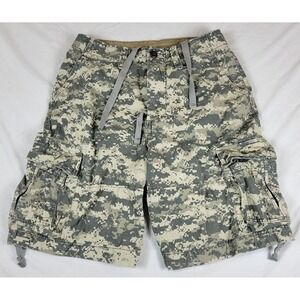Rothco Infantry Utility Shorts Mens Small Regular Digital ACU Camo Cargo Cotton